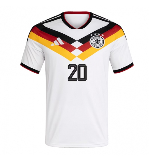 Koszulka piłkarska Niemcy Serge Gnabry #20 Koszulka Podstawowej MŚ 2026 Krótki Rękaw 2 Koszulka piłkarska Niemcy Serge Gnabry #20 Koszulka Podstawowej MŚ 2026 Krótki Rękaw
