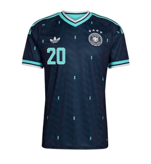Koszulka piłkarska Niemcy Serge Gnabry #20 Koszulka Wyjazdowej MŚ 2026 Krótki Rękaw 2 Koszulka piłkarska Niemcy Serge Gnabry #20 Koszulka Wyjazdowej MŚ 2026 Krótki Rękaw