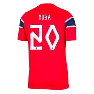 Koszulka piłkarska Norwegia Antonio Nusa #20 Koszulka Podstawowej MŚ 2026 Krótki Rękaw Koszulka piłkarska Norwegia Antonio Nusa #20 Koszulka Podstawowej MŚ 2026 Krótki Rękaw