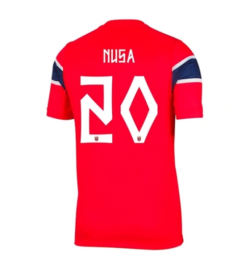 Koszulka piłkarska Norwegia Antonio Nusa #20 Koszulka Podstawowej MŚ 2026 Krótki Rękaw Koszulka piłkarska Norwegia Antonio Nusa #20 Koszulka Podstawowej MŚ 2026 Krótki Rękaw