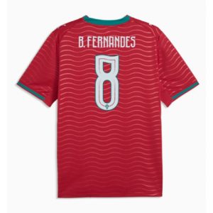 Koszulka piłkarska Portugalia Bruno Fernandes #8 Koszulka Podstawowej MŚ 2026 Krótki Rękaw