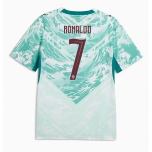 Koszulka piłkarska Portugalia Cristiano Ronaldo #7 Koszulka Wyjazdowej MŚ 2026 Krótki Rękaw
