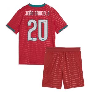 Koszulka piłkarska Portugalia Joao Cancelo #20 Koszulka Podstawowej dziecięce MŚ 2026 +Krótkie Spodenk