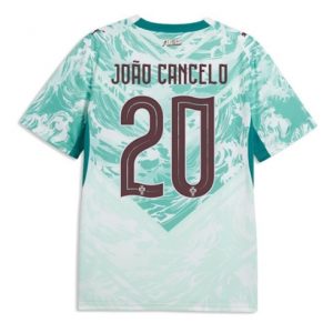 Koszulka piłkarska Portugalia Joao Cancelo #20 Koszulka Wyjazdowej MŚ 2026 Krótki Rękaw