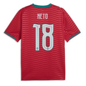 Koszulka piłkarska Portugalia Pedro Neto #18 Koszulka Podstawowej MŚ 2026 Krótki Rękaw
