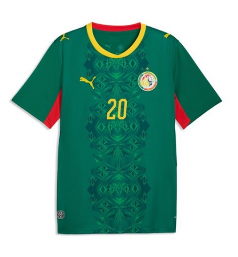Koszulka piłkarska Senegal Habib Diallo #20 Koszulka Wyjazdowej MŚ 2026 Krótki Rękaw 2 Koszulka piłkarska Senegal Habib Diallo #20 Koszulka Wyjazdowej MŚ 2026 Krótki Rękaw