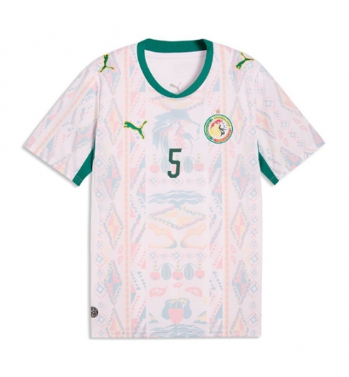 Koszulka piłkarska Senegal Idrissa Gueye #5 Koszulka Podstawowej MŚ 2026 Krótki Rękaw 2 Koszulka piłkarska Senegal Idrissa Gueye #5 Koszulka Podstawowej MŚ 2026 Krótki Rękaw