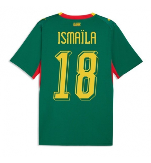 Koszulka piłkarska Senegal Ismaila Sarr #18 Koszulka Wyjazdowej MŚ 2026 Krótki Rękaw Koszulka piłkarska Senegal Ismaila Sarr #18 Koszulka Wyjazdowej MŚ 2026 Krótki Rękaw