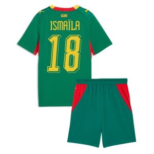 Koszulka piłkarska Senegal Ismaila Sarr #18 Koszulka Wyjazdowej dziecięce MŚ 2026 +Krótkie Spodenk