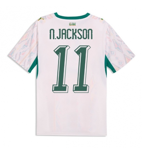 Koszulka piłkarska Senegal Nicolas Jackson #11 Koszulka Podstawowej MŚ 2026 Krótki Rękaw Koszulka piłkarska Senegal Nicolas Jackson #11 Koszulka Podstawowej MŚ 2026 Krótki Rękaw