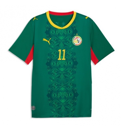 Koszulka piłkarska Senegal Nicolas Jackson #11 Koszulka Wyjazdowej MŚ 2026 Krótki Rękaw 2 Koszulka piłkarska Senegal Nicolas Jackson #11 Koszulka Wyjazdowej MŚ 2026 Krótki Rękaw