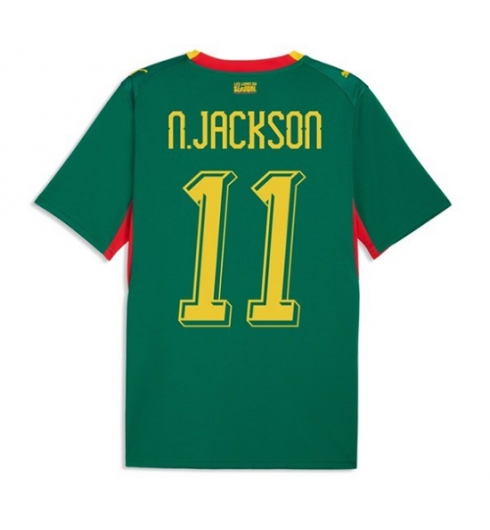 Koszulka piłkarska Senegal Nicolas Jackson #11 Koszulka Wyjazdowej MŚ 2026 Krótki Rękaw Koszulka piłkarska Senegal Nicolas Jackson #11 Koszulka Wyjazdowej MŚ 2026 Krótki Rękaw