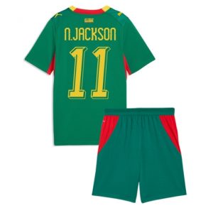Koszulka piłkarska Senegal Nicolas Jackson #11 Koszulka Wyjazdowej dziecięce MŚ 2026 +Krótkie Spodenk