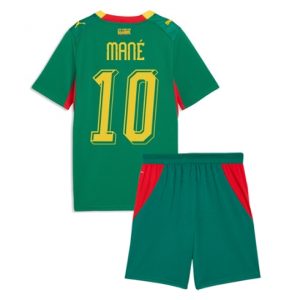 Koszulka piłkarska Senegal Sadio Mane #10 Koszulka Wyjazdowej dziecięce MŚ 2026 +Krótkie Spodenk