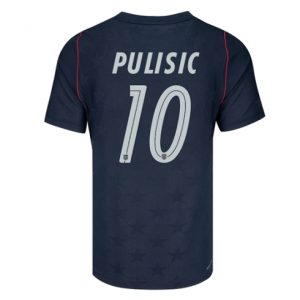 Koszulka piłkarska Stany Zjednoczone Christian Pulisic #10 Koszulka Wyjazdowej MŚ 2026 Krótki Rękaw