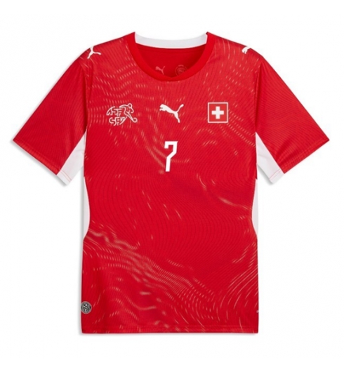 Koszulka piłkarska Szwajcaria Breel Embolo #7 Koszulka Podstawowej MŚ 2026 Krótki Rękaw 2 Koszulka piłkarska Szwajcaria Breel Embolo #7 Koszulka Podstawowej MŚ 2026 Krótki Rękaw