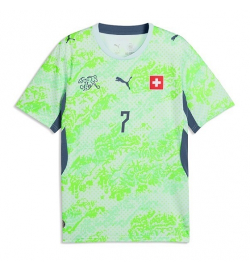 Koszulka piłkarska Szwajcaria Breel Embolo #7 Koszulka Wyjazdowej MŚ 2026 Krótki Rękaw 2 Koszulka piłkarska Szwajcaria Breel Embolo #7 Koszulka Wyjazdowej MŚ 2026 Krótki Rękaw