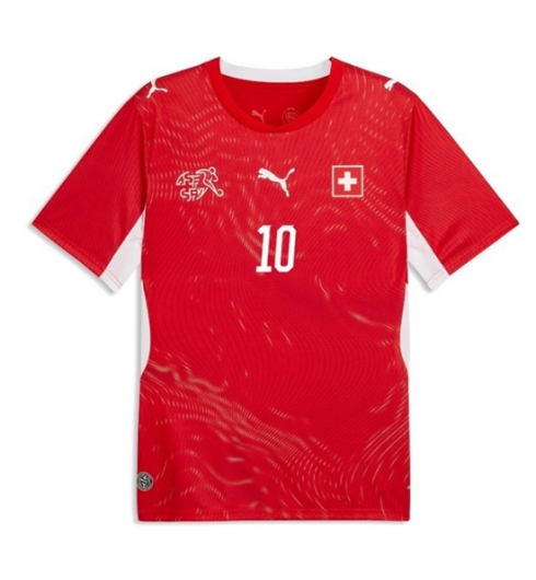 Koszulka piłkarska Szwajcaria Granit Xhaka #10 Koszulka Podstawowej MŚ 2026 Krótki Rękaw 2 Koszulka piłkarska Szwajcaria Granit Xhaka #10 Koszulka Podstawowej MŚ 2026 Krótki Rękaw