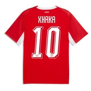 Koszulka piłkarska Szwajcaria Granit Xhaka #10 Koszulka Podstawowej MŚ 2026 Krótki Rękaw Koszulka piłkarska Szwajcaria Granit Xhaka #10 Koszulka Podstawowej MŚ 2026 Krótki Rękaw