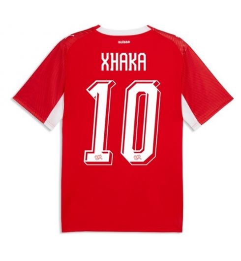 Koszulka piłkarska Szwajcaria Granit Xhaka #10 Koszulka Podstawowej MŚ 2026 Krótki Rękaw Koszulka piłkarska Szwajcaria Granit Xhaka #10 Koszulka Podstawowej MŚ 2026 Krótki Rękaw