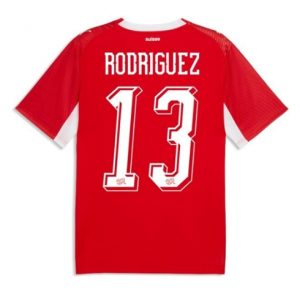 Koszulka piłkarska Szwajcaria Ricardo Rodriguez #13 Koszulka Podstawowej MŚ 2026 Krótki Rękaw Koszulka piłkarska Szwajcaria Ricardo Rodriguez #13 Koszulka Podstawowej MŚ 2026 Krótki Rękaw