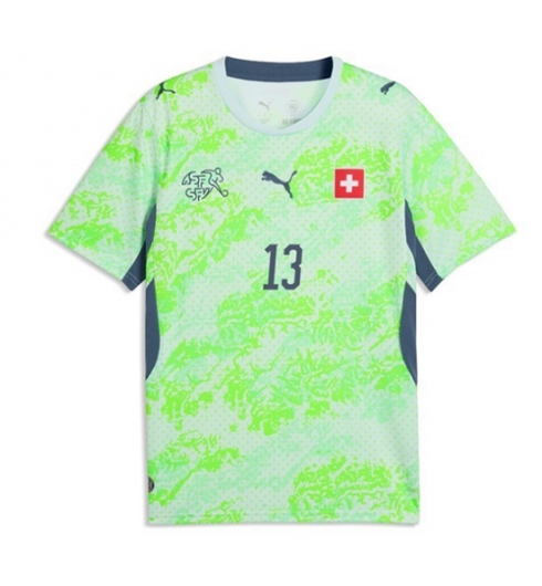 Koszulka piłkarska Szwajcaria Ricardo Rodriguez #13 Koszulka Wyjazdowej MŚ 2026 Krótki Rękaw 2 Koszulka piłkarska Szwajcaria Ricardo Rodriguez #13 Koszulka Wyjazdowej MŚ 2026 Krótki Rękaw