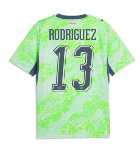 Koszulka piłkarska Szwajcaria Ricardo Rodriguez #13 Koszulka Wyjazdowej MŚ 2026 Krótki Rękaw Koszulka piłkarska Szwajcaria Ricardo Rodriguez #13 Koszulka Wyjazdowej MŚ 2026 Krótki Rękaw