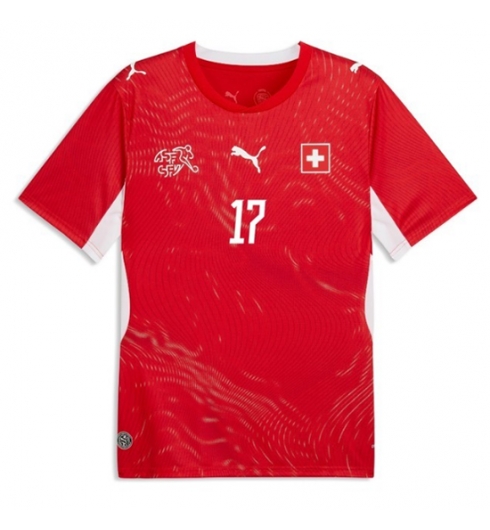 Koszulka piłkarska Szwajcaria Ruben Vargas #17 Koszulka Podstawowej MŚ 2026 Krótki Rękaw 2 Koszulka piłkarska Szwajcaria Ruben Vargas #17 Koszulka Podstawowej MŚ 2026 Krótki Rękaw