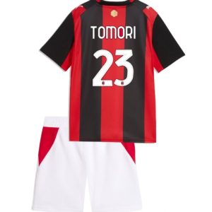 Koszulka piłkarska AC Milan Fikayo Tomori #23 Koszulka Podstawowej dziecięce 2026-27 Krótki Rękaw (+ Krótkie spodenki)