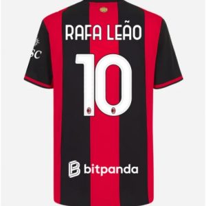 Koszulka piłkarska AC Milan Rafael Leao #10 Koszulka Podstawowej 2026-27 Krótki Rękaw 155 Koszulka piłkarska AC Milan Rafael Leao #10 Koszulka Podstawowej 2026-27 Krótki Rękaw
