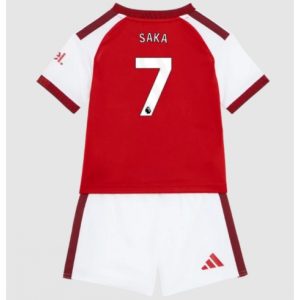 Koszulka piłkarska Arsenal Bukayo Saka #7 Koszulka Podstawowej dziecięce 2026-27 Krótki Rękaw (+ Krótkie spodenki) Koszulka piłkarska Arsenal Bukayo Saka #7 Koszulka Podstawowej dziecięce 2026-27 Krótki Rękaw (+ Krótkie spodenki)