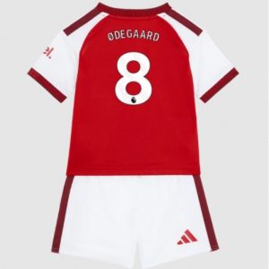 Koszulka piłkarska Arsenal Martin Odegaard #8 Koszulka Podstawowej dziecięce 2026-27 Krótki Rękaw (+ Krótkie spodenki) Koszulka piłkarska Arsenal Martin Odegaard #8 Koszulka Podstawowej dziecięce 2026-27 Krótki Rękaw (+ Krótkie spodenki)