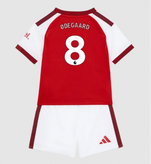Koszulka piłkarska Arsenal Martin Odegaard #8 Koszulka Podstawowej dziecięce 2026-27 Krótki Rękaw (+ Krótkie spodenki) Koszulka piłkarska Arsenal Martin Odegaard #8 Koszulka Podstawowej dziecięce 2026-27 Krótki Rękaw (+ Krótkie spodenki)