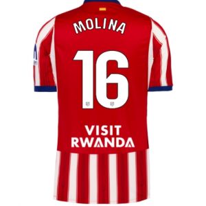 Koszulka piłkarska Atletico Madrid Nahuel Molina #16 Koszulka Podstawowej 2026-27 Krótki Rękaw