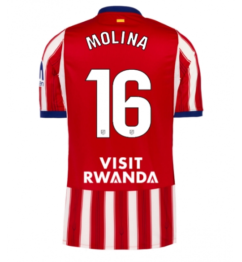 Koszulka piłkarska Atletico Madrid Nahuel Molina #16 Koszulka Podstawowej 2026-27 Krótki Rękaw Koszulka piłkarska Atletico Madrid Nahuel Molina #16 Koszulka Podstawowej 2026-27 Krótki Rękaw