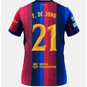 Koszulka piłkarska Barcelona Frenkie de Jong #21 Koszulka Podstawowej 2026-27 Krótki Rękaw Koszulka piłkarska Barcelona Frenkie de Jong #21 Koszulka Podstawowej 2026-27 Krótki Rękaw
