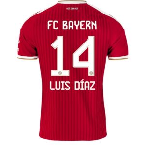 Koszulka piłkarska Bayern Munich Luis Diaz #14 Koszulka Podstawowej 2026-27 Krótki Rękaw Koszulka piłkarska Bayern Munich Luis Diaz #14 Koszulka Podstawowej 2026-27 Krótki Rękaw