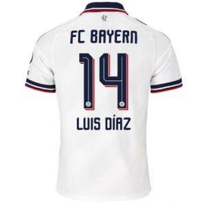 Koszulka piłkarska Bayern Munich Luis Diaz #14 Koszulka Wyjazdowej 2026-27 Krótki Rękaw Koszulka piłkarska Bayern Munich Luis Diaz #14 Koszulka Wyjazdowej 2026-27 Krótki Rękaw