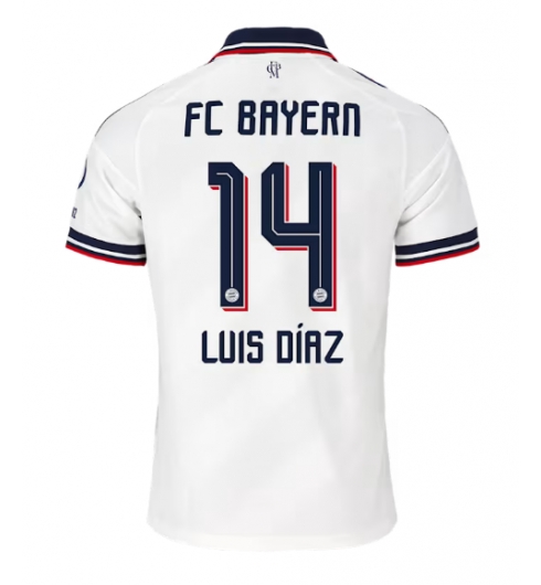 Koszulka piłkarska Bayern Munich Luis Diaz #14 Koszulka Wyjazdowej 2026-27 Krótki Rękaw Koszulka piłkarska Bayern Munich Luis Diaz #14 Koszulka Wyjazdowej 2026-27 Krótki Rękaw