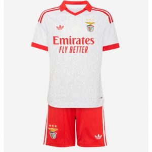 Koszulka piłkarska Benfica Koszulka Wyjazdowej dziecięce 2026-27 Krótki Rękaw (+ Krótkie spodenki)