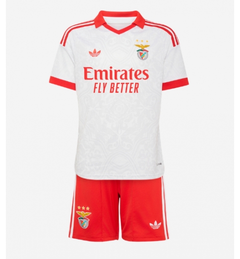 Koszulka piłkarska Benfica Koszulka Wyjazdowej dziecięce 2026-27 Krótki Rękaw (+ Krótkie spodenki) Koszulka piłkarska Benfica Koszulka Wyjazdowej dziecięce 2026-27 Krótki Rękaw (+ Krótkie spodenki)