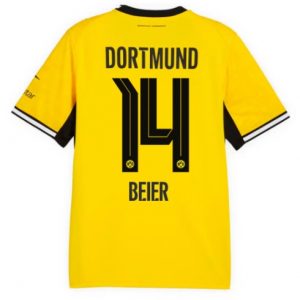 Koszulka piłkarska Borussia Dortmund Maximilian Beier #14 Koszulka Podstawowej 2026-27 Krótki Rękaw Koszulka piłkarska Borussia Dortmund Maximilian Beier #14 Koszulka Podstawowej 2026-27 Krótki Rękaw