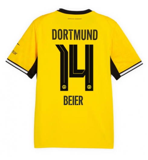 Koszulka piłkarska Borussia Dortmund Maximilian Beier #14 Koszulka Podstawowej 2026-27 Krótki Rękaw Koszulka piłkarska Borussia Dortmund Maximilian Beier #14 Koszulka Podstawowej 2026-27 Krótki Rękaw