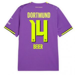 Koszulka piłkarska Borussia Dortmund Maximilian Beier #14 Koszulka Trzeciej 2026-27 Krótki Rękaw Koszulka piłkarska Borussia Dortmund Maximilian Beier #14 Koszulka Trzeciej 2026-27 Krótki Rękaw