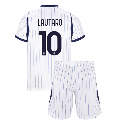 Koszulka piłkarska Inter Milan Lautaro Martinez #10 Koszulka Wyjazdowej dziecięce 2026-27 Krótki Rękaw (+ Krótkie spodenki) Koszulka piłkarska Inter Milan Lautaro Martinez #10 Koszulka Wyjazdowej dziecięce 2026-27 Krótki Rękaw (+ Krótkie spodenki)