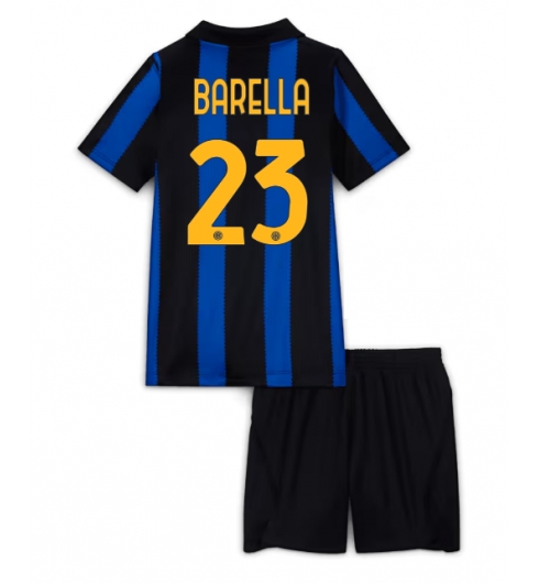 Koszulka piłkarska Inter Milan Nicolo Barella #23 Koszulka Podstawowej dziecięce 2026-27 Krótki Rękaw (+ Krótkie spodenki) Koszulka piłkarska Inter Milan Nicolo Barella #23 Koszulka Podstawowej dziecięce 2026-27 Krótki Rękaw (+ Krótkie spodenki)