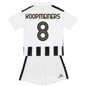 Koszulka piłkarska Juventus Teun Koopmeiners #8 Koszulka Podstawowej dziecięce 2026-27 Krótki Rękaw (+ Krótkie spodenki) Koszulka piłkarska Juventus Teun Koopmeiners #8 Koszulka Podstawowej dziecięce 2026-27 Krótki Rękaw (+ Krótkie spodenki)