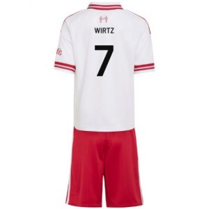 Koszulka piłkarska Liverpool Florian Wirtz #7 Koszulka Wyjazdowej dziecięce 2026-27 Krótki Rękaw (+ Krótkie spodenki) Koszulka piłkarska Liverpool Florian Wirtz #7 Koszulka Wyjazdowej dziecięce 2026-27 Krótki Rękaw (+ Krótkie spodenki)