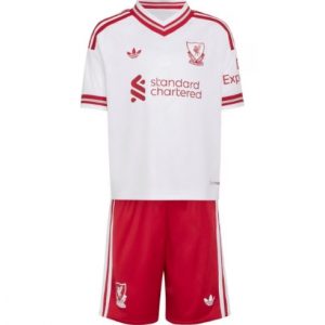 Koszulka piłkarska Liverpool Koszulka Wyjazdowej dziecięce 2026-27 Krótki Rękaw (+ Krótkie spodenki) Koszulka piłkarska Liverpool Koszulka Wyjazdowej dziecięce 2026-27 Krótki Rękaw (+ Krótkie spodenki)