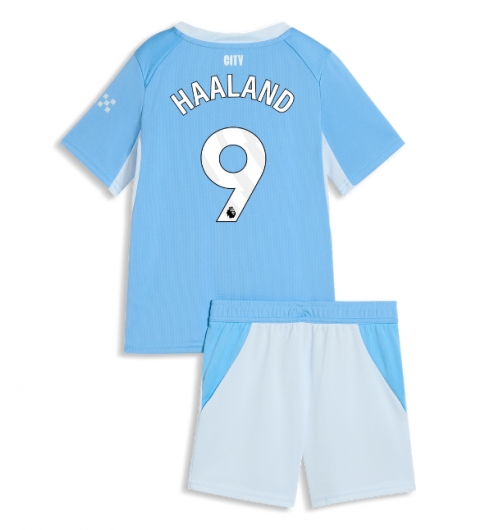 Koszulka piłkarska Manchester City Erling Haaland #9 Koszulka Podstawowej dziecięce 2026-27 Krótki Rękaw (+ Krótkie spodenki) Koszulka piłkarska Manchester City Erling Haaland #9 Koszulka Podstawowej dziecięce 2026-27 Krótki Rękaw (+ Krótkie spodenki)